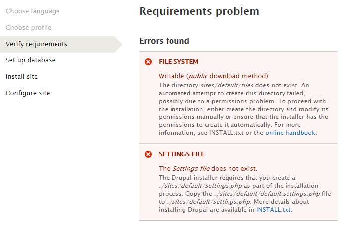 "drupal_install_requirements_config_errors"